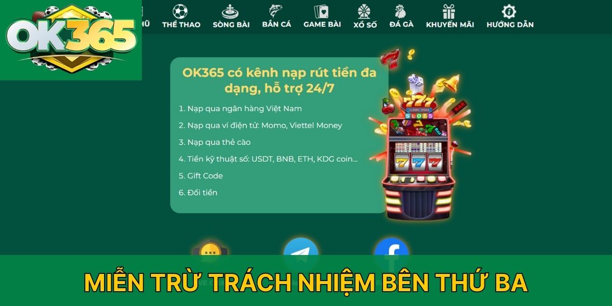 Miễn trừ trách nhiệm bên thứ ba